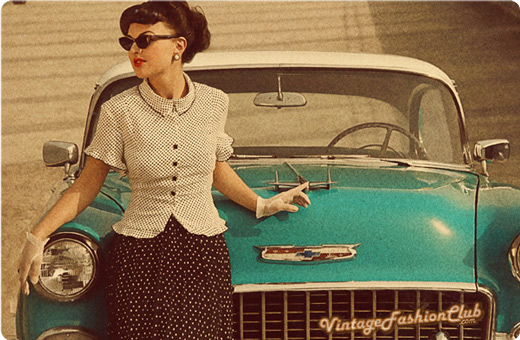 vendita abbigliamento anni 50