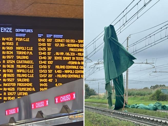 Guasto linea ferroviaria: treni cancellati e ritardi fino a 50 minuti